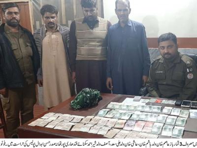 حسن ابدال، قمار باز پولیس کی حراست میں  