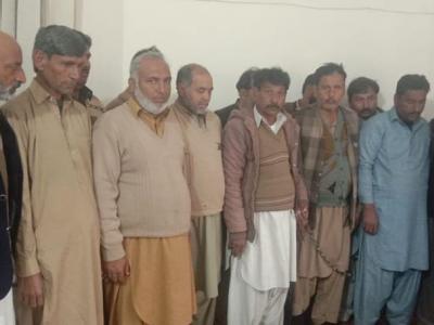 گنڈاکس ،13جواری گرفتار،نقدی موبائل فون ،موٹر سائیکل برآمد