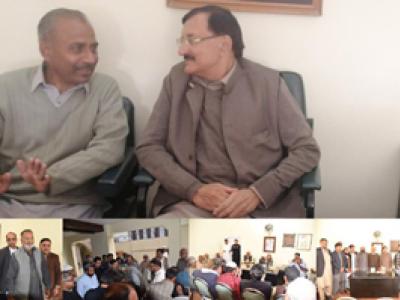 ضلع بھر سے میجر طاہر صادق کی رہائش گاہ پر وفود کی آمد، عیادت کی 