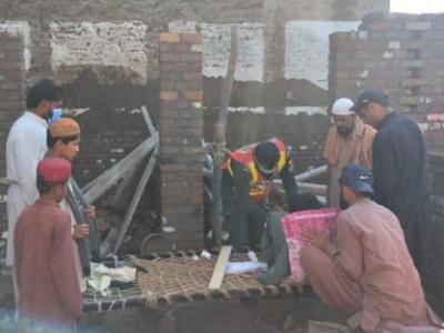 حضرو ،دریائے شریف میں زیر تعمیر مکان کی دیوار گرنے سے 4 افراد زخمی 