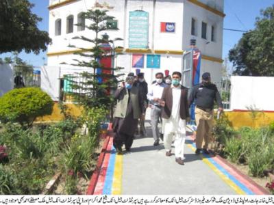 ڈپٹی انسپکٹر جنرل جیل خانہ جات راولپنڈی ڈویژن کا ڈسٹرکٹ جیل اٹک کا دورہ 